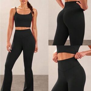 NEW SHEIN Glowmode 31” Women's Black High-Waisted XXL Leggings
